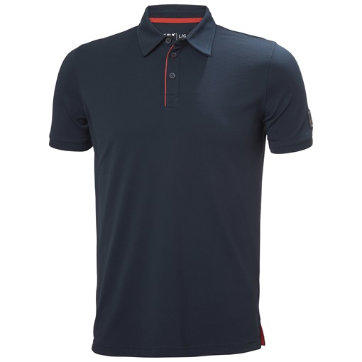 HH Technikai galléros póló sötétkék 79248_591-4XL