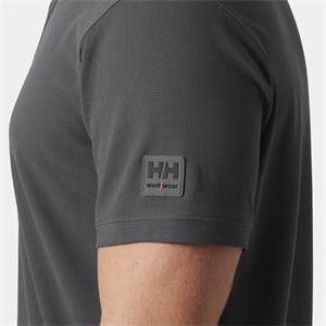 HH Technikai galléros póló sötétszürke 79248_951-XL