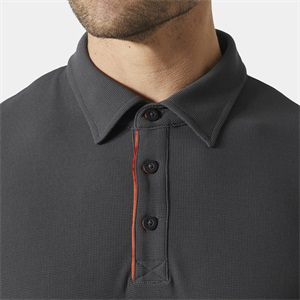 HH Technikai galléros póló sötétszürke 79248_951-XL