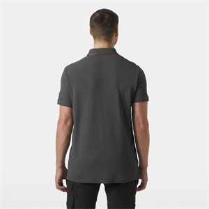 HH Technikai galléros póló sötétszürke 79248_951-XL