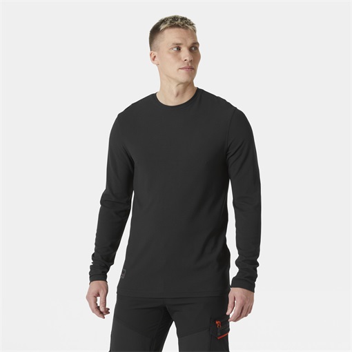 HH Technikai hosszó ujjú póló fekete 79329_991-4XL