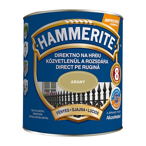 Hammerite fényes arany 2,5 L