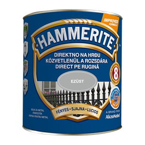 Hammerite fényes ezüst 2,5 L