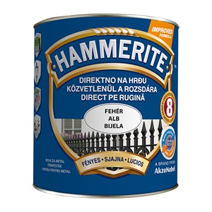 Hammerite fényes fehér 2,5 L