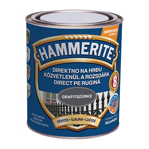 Hammerite fényes grafitszürke 0,75 L