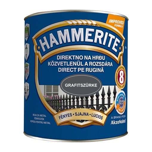 Hammerite fényes grafitszürke 2,5 L