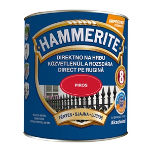 Hammerite fényes piros 2,5 L