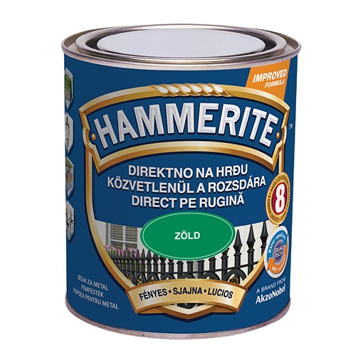 Hammerite fényes zöld 0,75 L