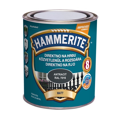 Hammerite matt Antracit 0,75 L