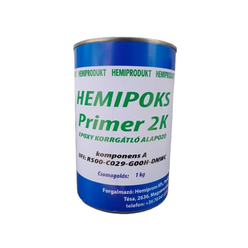 Hemipoks Primer 2K epoxy alapozó A komp. vörös  1 kg