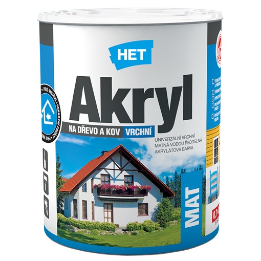 Het Akryl Mat Vizes Zománc Lila 0360       0,7 kg
