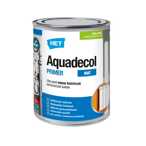 Het Aquadecol Primer alapozó szürke 0109  0,75 L
