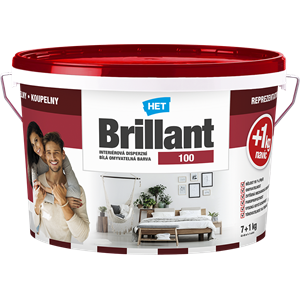 HET Brillant 100 Beltéri Falfesték SM  8 kg (~5,3 L)