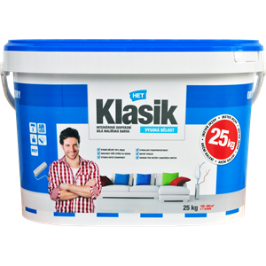 HET Klasik "lélegző" Beltéri Falfesték 25 kg  (~15 L) szögletes