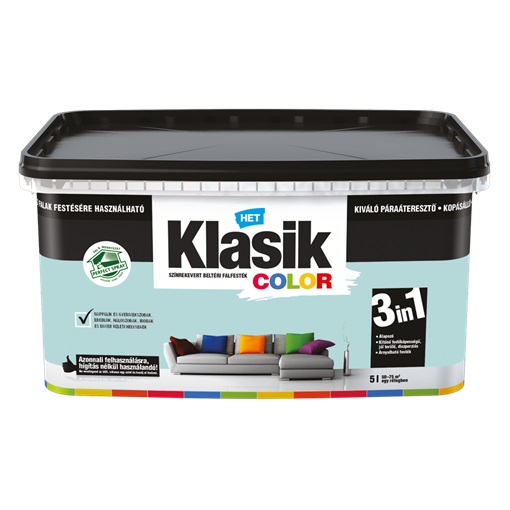 HET Klasik Color "lélegző" Falfesték Akvamarin 508   2,5 L