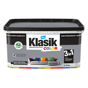 Het Klasik Color Falfesték Betonszürke 0167  2,5 L