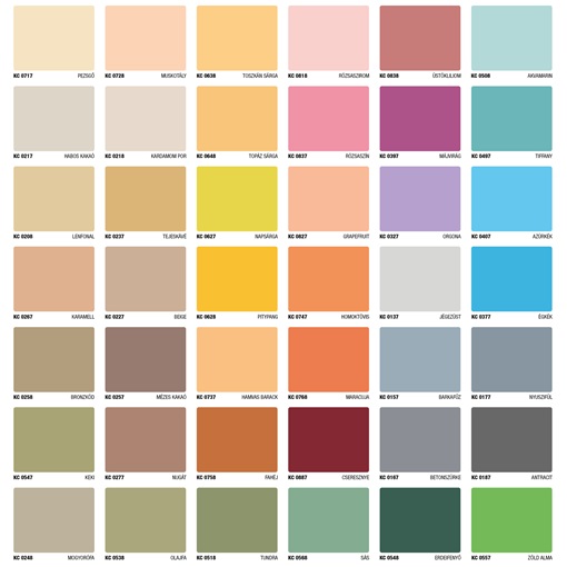 Het Klasik Color Falfesték Betonszürke 0167  2,5 L