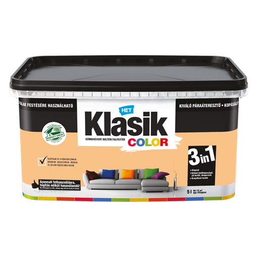Het Klasik Color Falfesték Hamvas barack 737   1 L