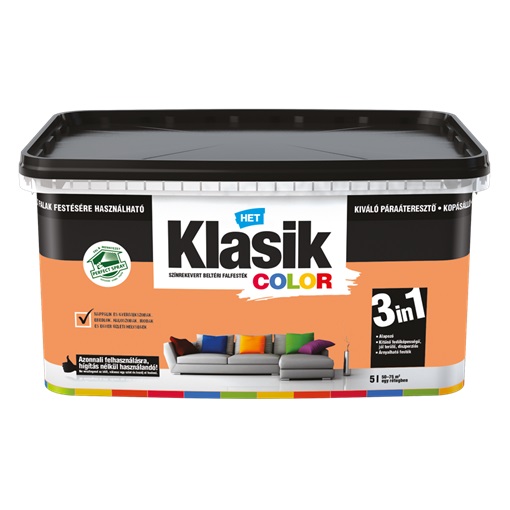 HET Klasik Color "lélegző" Falfesték Homoktövis 747   1 L