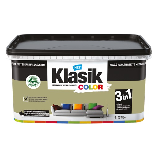 HET Klasik Color "lélegző" Falfesték Keki 547   5 L