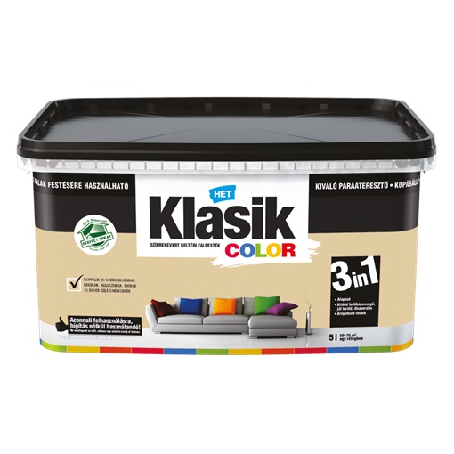 HET Klasik Color "lélegző" Falfesték Lenfonal 208   5 L
