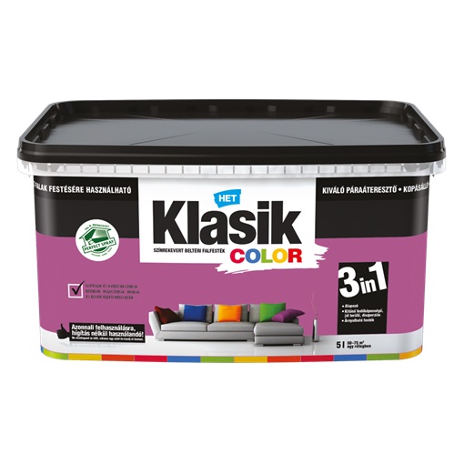 HET Klasik Color "lélegző" Falfesték Májvirág 397   2,5 L