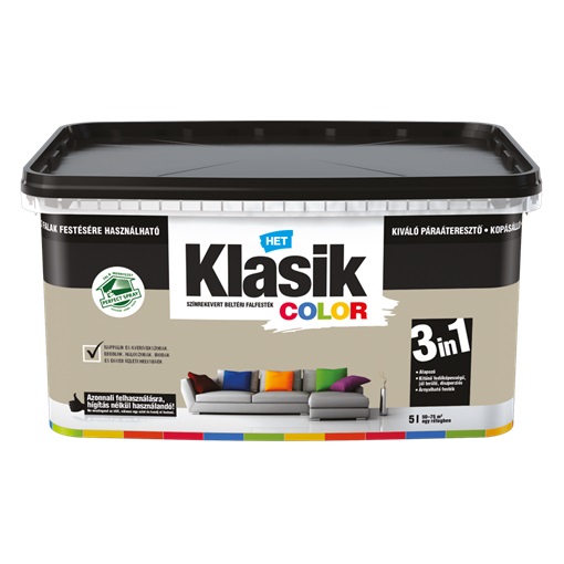 HET Klasik Color "lélegző" Falfesték Mogyorófa248   2,5 L