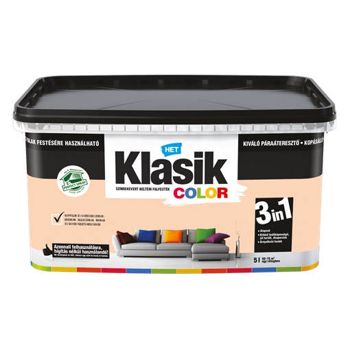 HET Klasik Color "lélegző" Falfesték Muskotály 728   1 L