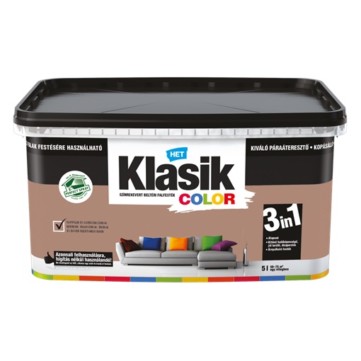 Het Klasik Color Falfesték Nugát 277    2,5 L