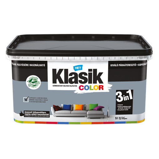 HET Klasik Color "lélegző" Falfesték Nyuszifül 177   2,5 L