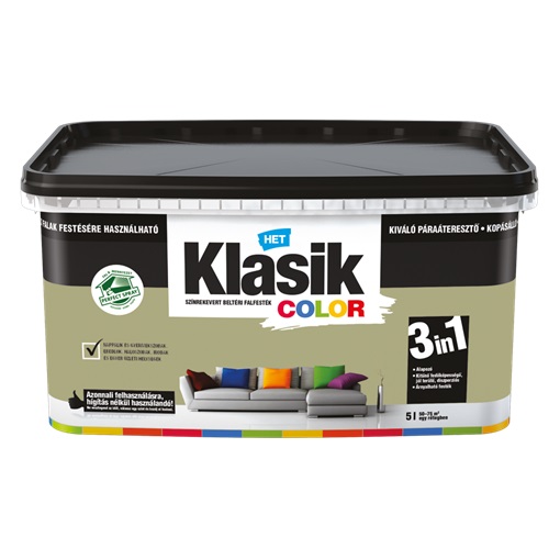 HET Klasik Color "lélegző" Falfesték Olajfa 538   1 L