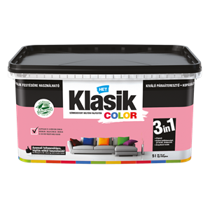 Het Klasik Color Falfesték Rózsaszín 837  5 L