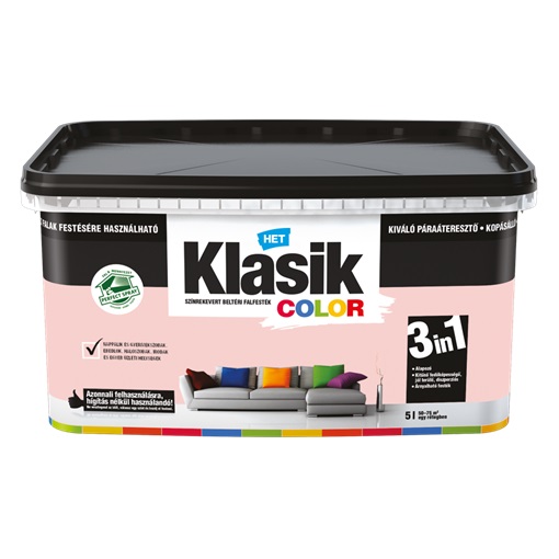 HET Klasik Color "lélegző" Falfesték Rózsaszirom 818   5 L