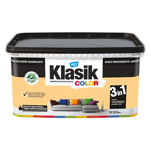 HET Klasik Color "lélegző" Falfesték Toszkán sárga 638   5 L