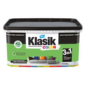 Het Klasik Color Falfesték Zöld Alma 557  5 L