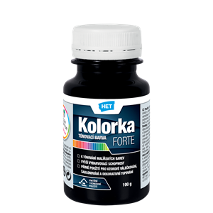 HET Kolorka Forte - Erős Színezőfesték Fekete 196 100 g