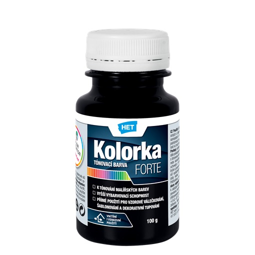 HET Kolorka Forte - Erős Színezőfesték Fekete 196 100 g