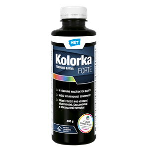 HET Kolorka Forte - Erős Színezőfesték Fekete 196 400 g