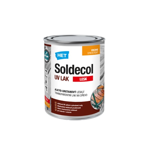 Het Soldecol UV Lakk Fényes 0.75 L