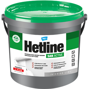 HET SAN Active "lélegző" Penészgátló festék  1,5 kg (~0,9 L)