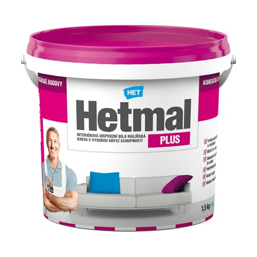 Hetmal  Plus Beltéri Falfesték   1,5 kg