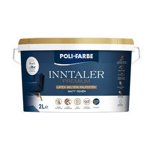 Inntaler Premium latex beltéri falfesték fehér  2 L