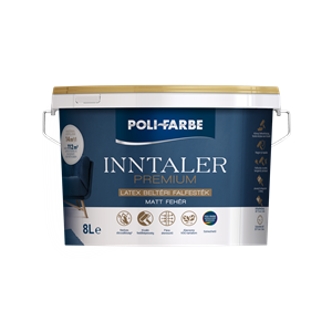 Inntaler Premium latex beltéri falfesték fehér  8 L