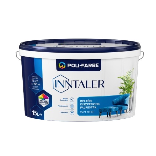 Inntaler beltéri falfesték fehér 15 L