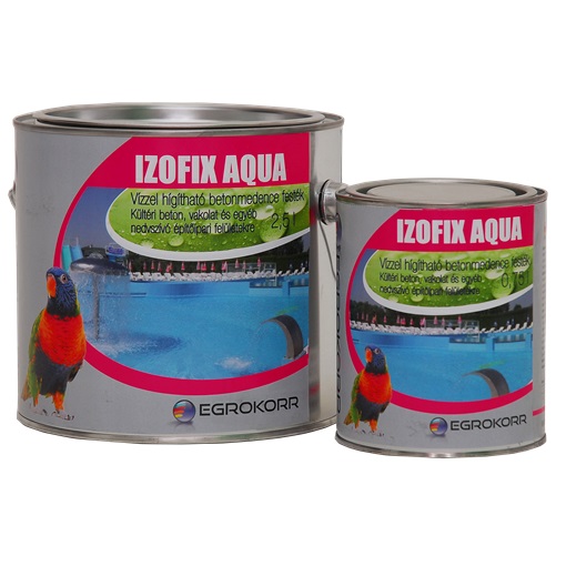 Izofix aqua 200 szürke 0,75 L medencefesték