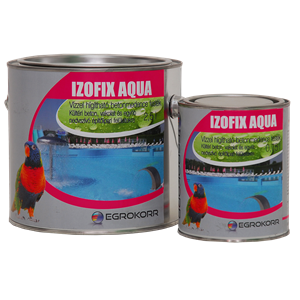Izofix aqua 200 szürke 0,75 L medencefesték
