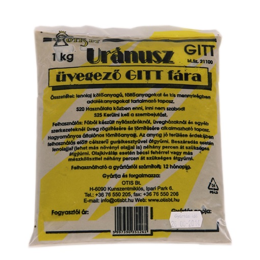 Kencés kitt tasakos 1 kg /Otis/