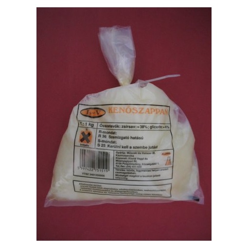 Kenőszappan 1 kg (fehér) tasakos /Klorid/ KIFUTÓ