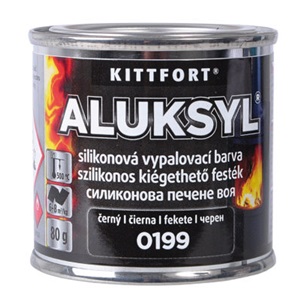 Kittfort Aluksyl hőálló 0199 fekete   80gr