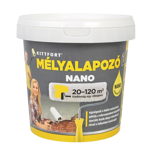 Kittfort NANO krémes állagú univ. Mélyalapozó 1 L